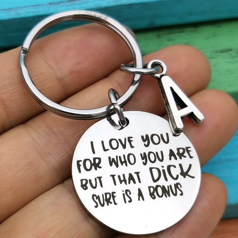 Couple's Humor Keychain (That D/P Is a Bonus)