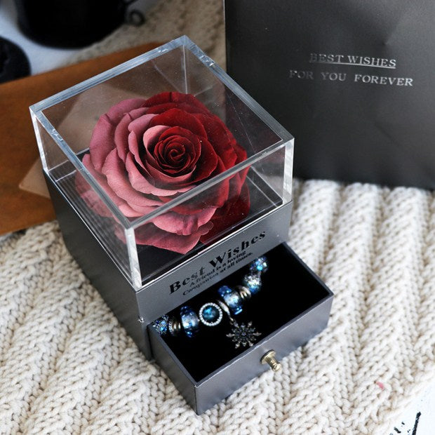 Eternal Rose Jewelry Gift Box