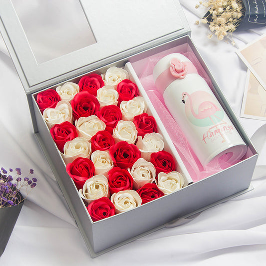 Valentine's Day Rose Soap Flower Gift Box