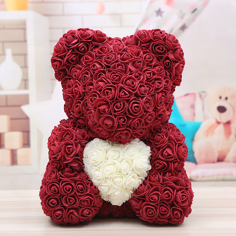 Rose Bear 15in