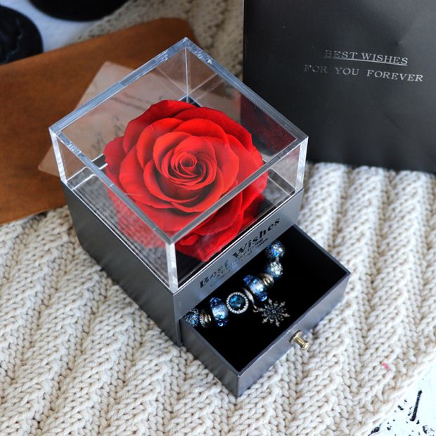 Eternal Rose Jewelry Gift Box