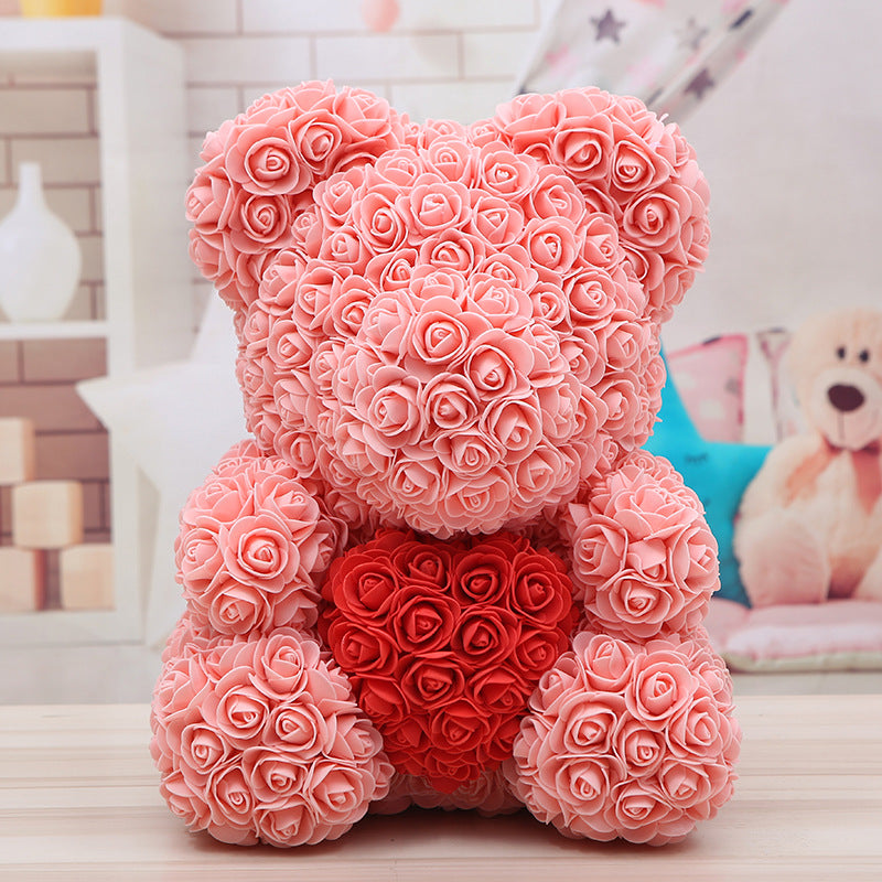 Rose Bear 15in