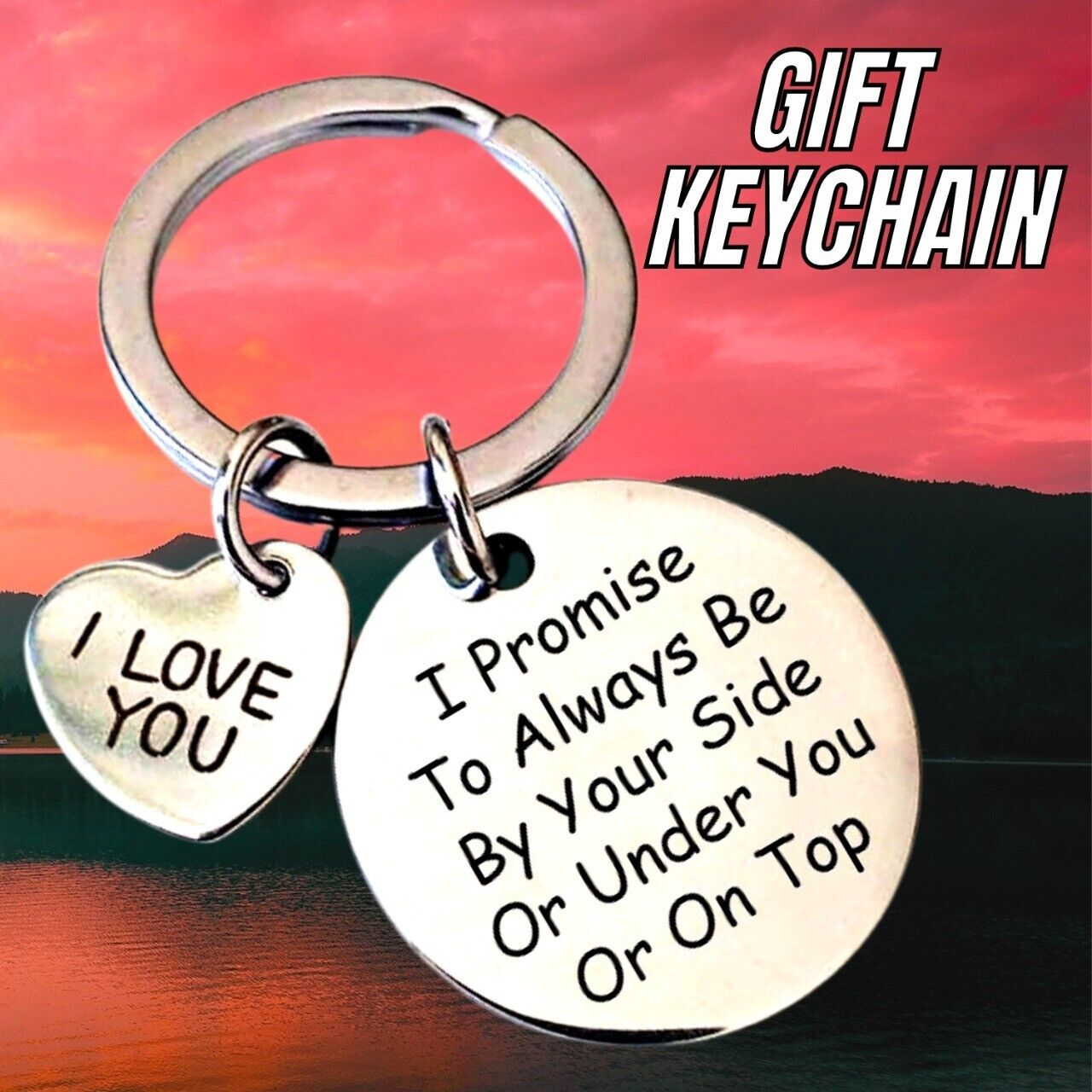 Couple's Humor Keychain (I Promise)