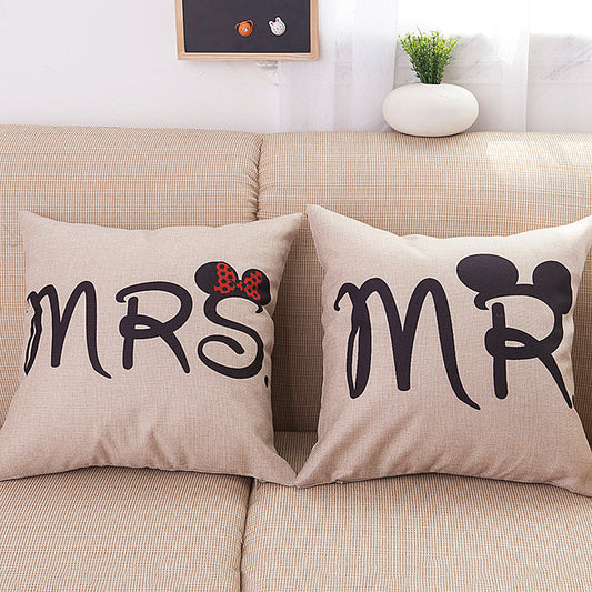 Valentine Mr. & Mrs. pillowcase