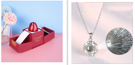 Lifting Rose Jewelry Gift Box
