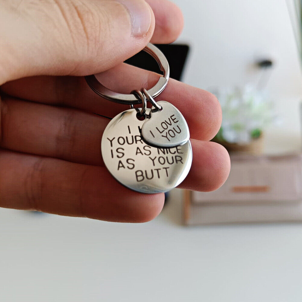 Couple's Humor Keychain (As Nice)