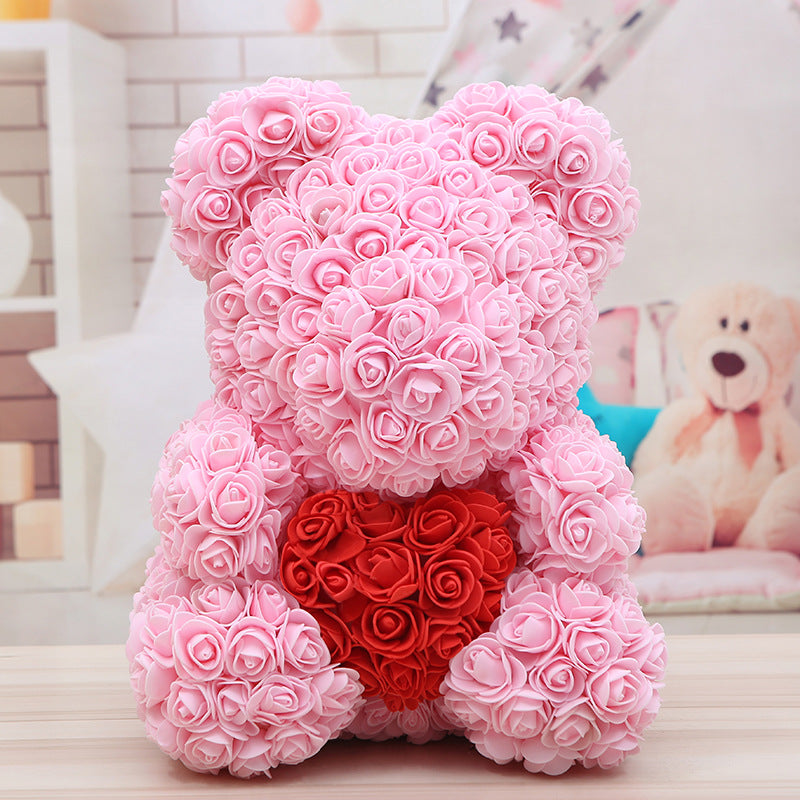 Rose Bear 15in