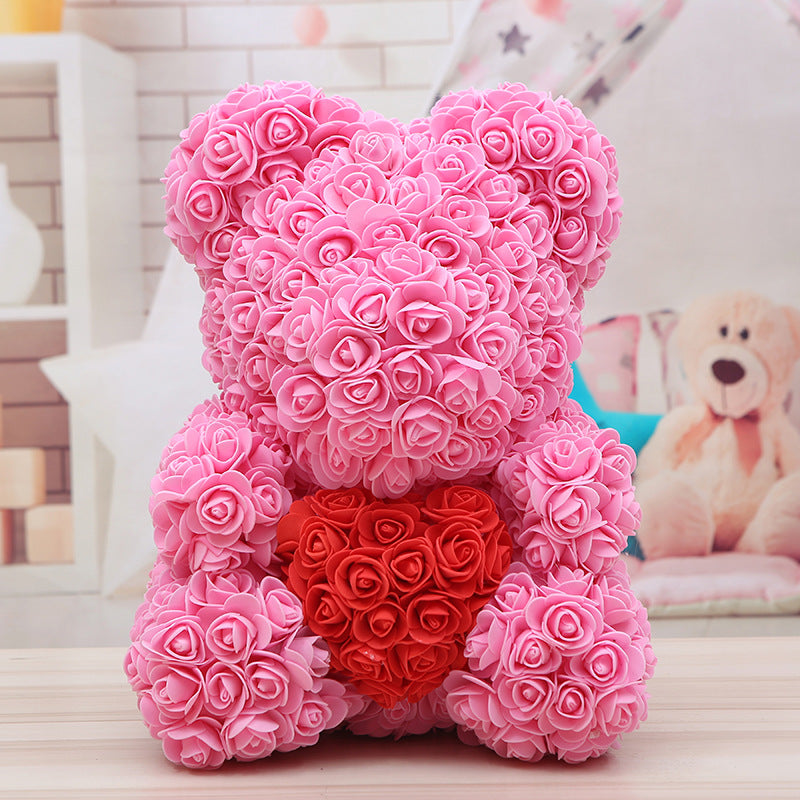 Rose Bear 15in