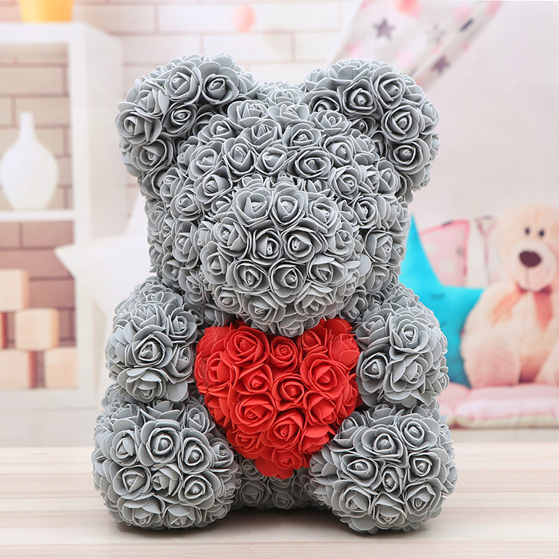 Rose Bear 15in