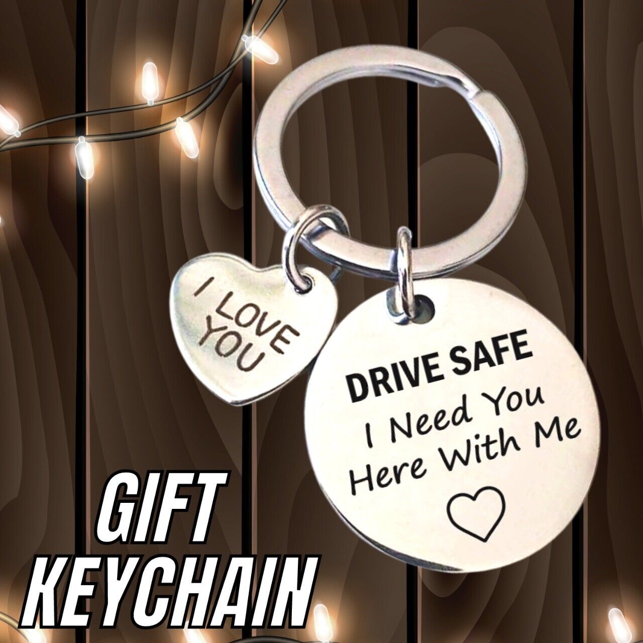 Couple's Keychain Love (Drive Safe)