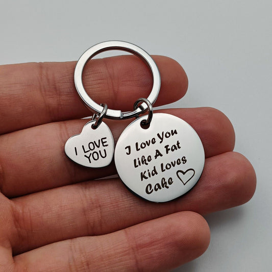 Couple's Humor Keychain (I Love You Like)